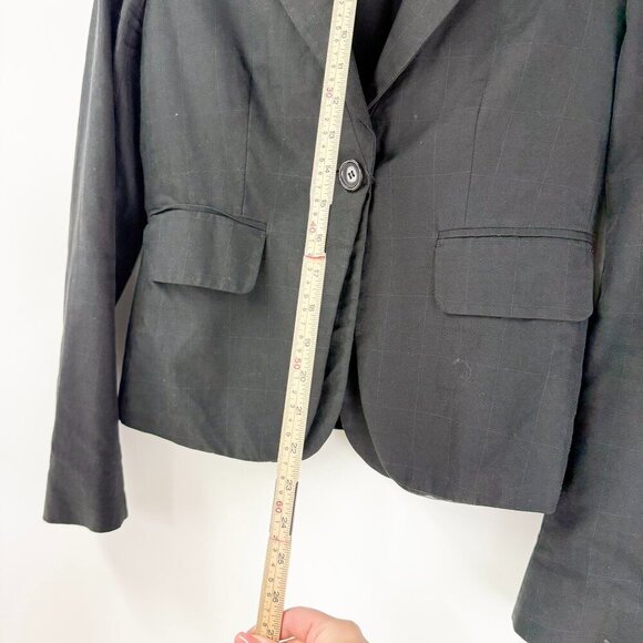 SPORTMAX COTTON BLACK BLAZER WITH BUTTONS - Picture 7 of 10